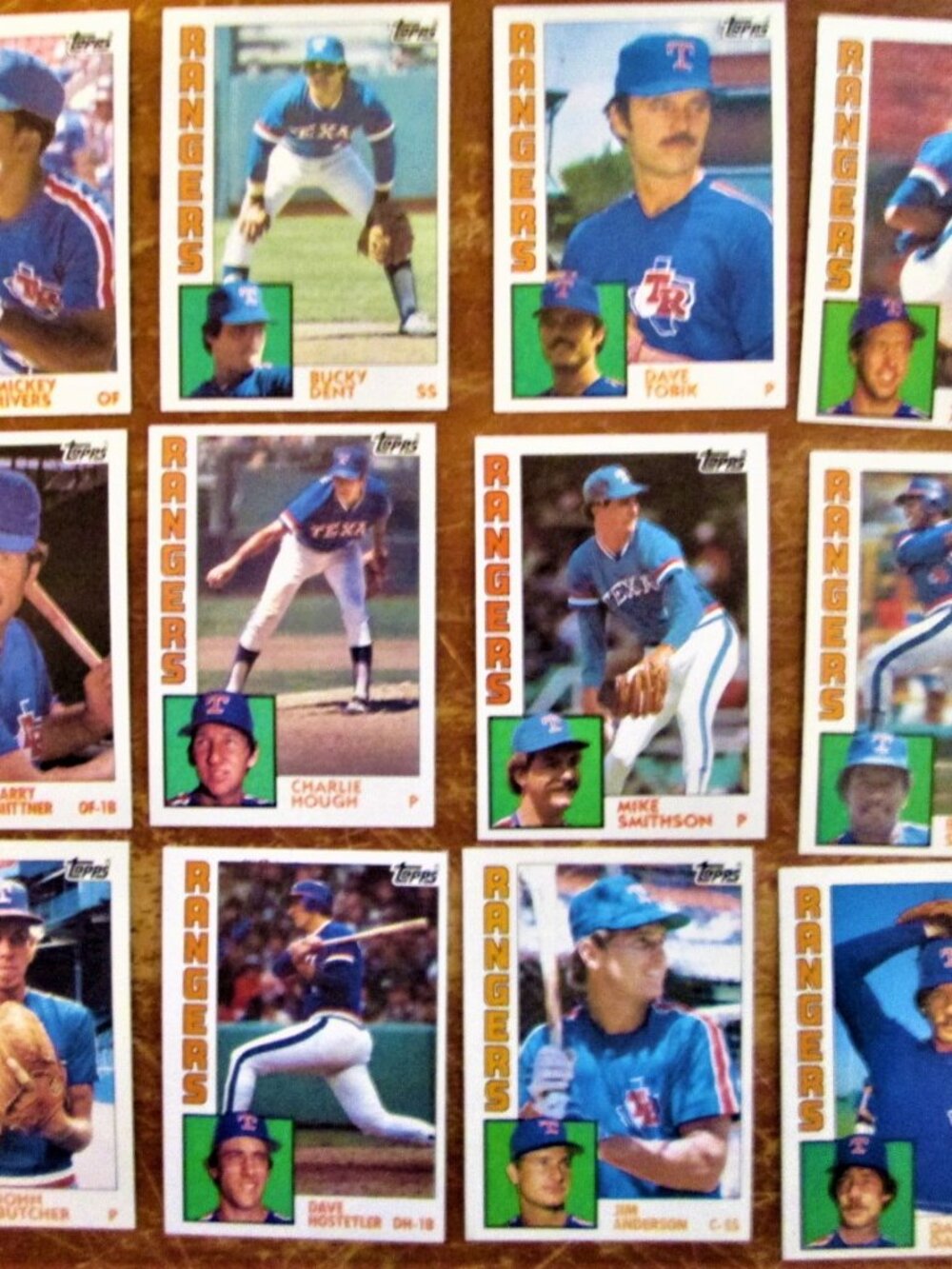 1984 Topps Texas Rangers Team Set - Picture 2 of 2